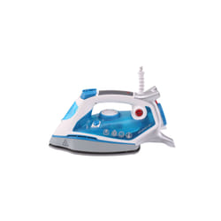 Hoover IRONflow TIF2600/1 011 Ferro da stiro a secco e a vapore Piastra in Ceramica 2600 W Blu, Trasparente