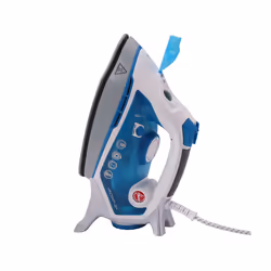 Hoover IRONflow TIF2600/1 011 Ferro da stiro a secco e a vapore Piastra in Ceramica 2600 W Blu, Trasparente - Vista aggiuntiva 4