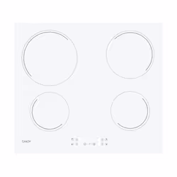Candy Timeless CH64CCW, Bianco, Da incasso, Ceramica, Vetro-ceramica, 4 Fornello(i), 4 Fornello(i)