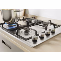 Candy Idea CHG6LX Acciaio inox Da incasso 60 cm Gas 4 Fornello(i) - Vista aggiuntiva 5