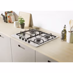 Candy Idea CHW6BR4WX Acciaio inox Da incasso 60 cm Gas 4 Fornello(i) - Vista aggiuntiva 4