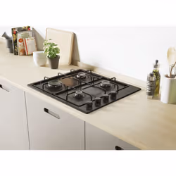 Candy Idea Piano Cottura CHW6LBB a Gas 4 Fuochi Gas Colore Nero - Vista aggiuntiva 4