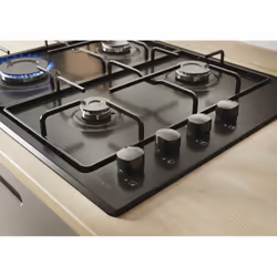 Candy Idea Piano Cottura CHW6LBB a Gas 4 Fuochi Gas Colore Nero - Vista aggiuntiva 5
