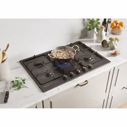 Candy Classic CHW74WGTGH Antracite Da incasso 75 cm Gas 5 Fornello(i) - Vista aggiuntiva 4