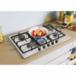 Candy Timeless CHG74WX Acciaio inox Da incasso 74.5 cm Gas 5 Fornello(i) - Vista aggiuntiva 4