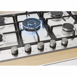 Candy Timeless CHG74WX Acciaio inox Da incasso 74.5 cm Gas 5 Fornello(i) - Vista aggiuntiva 5