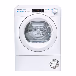Candy Smart Pro CSO4 H7A1DE-S, Libera installazione, Caricamento frontale, Pompa di calore, Bianco, Sinistra, Bianco