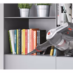 Hoover HF122GPT 011 Aspirapolvere a bastone Batteria Secco Ciclonico, Tessuto Senza sacchetto 0,9 L 170 W Titanio - Vista aggiuntiva 5