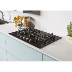 Candy Moderna CVG74WPB Nero Da incasso 74.5 cm Gas 5 Fornello(i) - Vista aggiuntiva 4