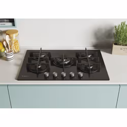 Candy Moderna CVG74WPB Nero Da incasso 74.5 cm Gas 5 Fornello(i) - Vista aggiuntiva 5