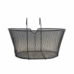 Rhütten 263283, Frontale, Cestino per biciclette, Metallo, Nero