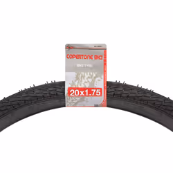Rhütten 263291, 20", Città/trekking, Pneumatico Tubeless Ready, Perlina pieghevole, Ciclismo su pista, Nero