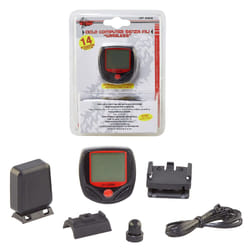 Rhütten 263546 computer per bicicletta Computer da bicicletta wireless Nero, Rosso