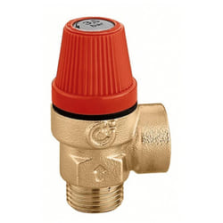 Caleffi - Valvola di sicurezza ordinaria certificata attacchi m/f 1/2 8bar 312480