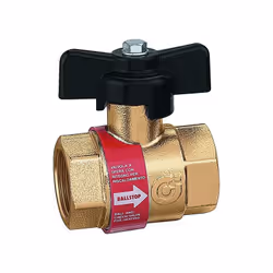 Valvola a sfera 1/2 con ritegno incorporato Caleffi 327400 Le valvole a sfera con ritegno incorporato BALLSTOP combinano in u ...