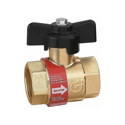 Valvola a sfera con ritegno incorporato per impianti di riscaldamento ballstop Caleffi 327 1 1/2'