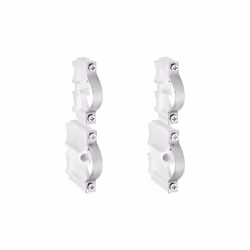 CODICE ARTICOLO: 360001 CARATTERISTICHE TECNICHE Supporti per il fissaggio di collettori semplici da 1" serie 350 e 592, da 3 ...
