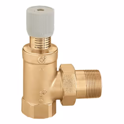 Valvola By-pass differenziale Caleffi 3/4" La valvola di by-pass viene utilizzata negli impianti che possono lavorare con sen ...