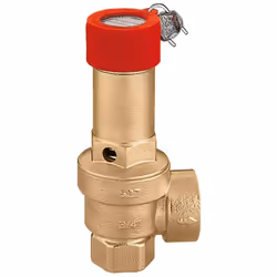 Valvola di sicurezza certificata INAIL Ex ISPESL 3/4 3bar Caleffi 527530 Valvola di sicurezza certificata e tarata a banco IN ...