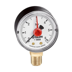 Caleffi - Manometro d 3/8 m attacco radiale, campo di temperatura d 80 mm 10 bar 557710