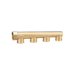 Caleffi - Collettore semplice e cieco derivazioni femmina 3/4' 2 derivazioni 598522 3/4" - 2
