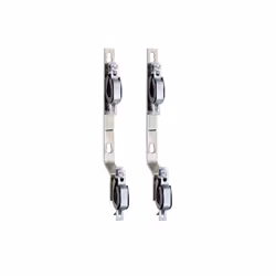 CODICE ARTICOLO: 658000 CARATTERISTICHE TECNICHE Coppia di zanche di fissaggio per collettori serie 592, 350 e 351 Complete d ...