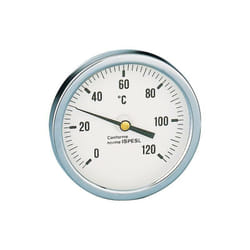 Termometro diametro 80mm attacco posteriore 1/2 caleffi 688010