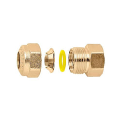Caleffi - Raccordo femmina. Per tubi in rame ricotto, rame crudo, ottone, acciaio dolce e acciaio inox. Con doppio O-Ring. Attacco g 3/4' (iso 228-1)