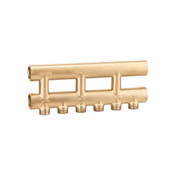 CODICE ARTICOLO: 357502 CARATTERISTICHE TECNICHE Interasse derivazioni: 40 mm Collettore complanare fuso monolaterale Per imp ...