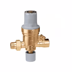 Gruppo di riempimento 1/2” con attacco manometro 1/4” F Caleffi 553540 Gruppo di riempimento automatico pretarabile anticalca ...
