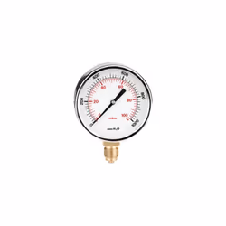 CODICE ARTICOLO: 846102 CARATTERISTICHE TECNICHE Manometro per gas Elemento sensibile di precisione a membrana Attacco radial ...