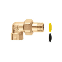 Caleffi - Raccordo curvo a tre pezzi PN16 3/4' f x m a bocchettone 588150 3/4' f x m a bocchettone