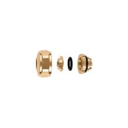 Raccordo meccanico per tubi in rame ricotto, rame crudo, ottone crudo, acciaio dolce e acciaio inox. 3/4'-Ø16 Caleffi 347516 3/4' - ø 16