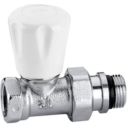 Caleffi - Valvola manuale per radiatori versione dritta per tubo in ferro mf d1/2 412402