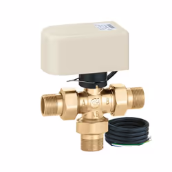Caleffi Valvola a sfera tre vie Deviatrice Motorizzata 230V da 3/4 ", Codice 644352 La Valvola a sfera tre vie Caleffi Deviat ...
