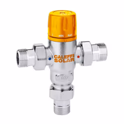 Miscelatore termostatico regolabile. Con valvole di ritegno, per impianti solari. attacco: G 3/4" A (ISO 228-1) M, bocchetton ...
