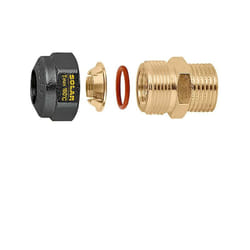 Caleffi - Raccordo maschio, meccanico a tenuta O-Ring per impianti solari. Misura m 3/4' D.18 254458