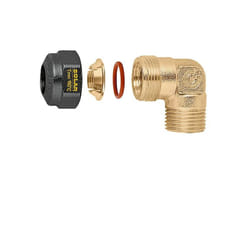 Caleffi - Raccordo curvo maschio, meccanico a tenuta O-Ring per impianti solari. Misura m 3/4' D.22 254752