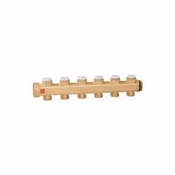 CODICE ARTICOLO: 662155 CARATTERISTICHE TECNICHE Collettore di mandata completo di detentori di preregolazione portata. Pmax ...