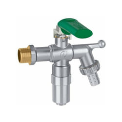 Caleffi - Rubinetto da giardino a sfera con dispositivo di sicurezza antigelo 603450 Cromo