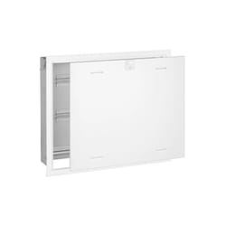 Cassetta per collettori con profondità regolabile 500x400x80-120 Caleffi 659045 Bianco - Lamiera