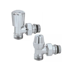 Caleffi - Valvola e detentore termostatizzabile per termoarredi 1/2 m 338040
