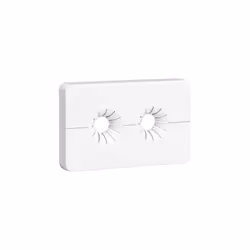 CODICE ARTICOLO: 449901 CARATTERISTICHE TECNICHE Piastrina doppia coprimuro Bianco RAL 9010 Per tubazioni con diametro estern ...