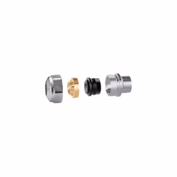 CODICE ARTICOLO: 439012 CARATTERISTICHE TECNICHE Raccordo per tubo rame con guarnizione Cromato Non utilizzabile con valvole ...