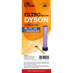 Elettrocasa DN 1 Filtro e spazzola Aspirapolvere portatile