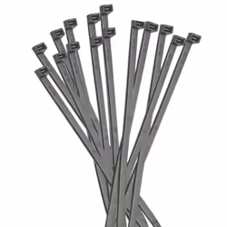 Fascette di cablaggio standard Elematic, con le seguenti caratteristiche: Materiale: poliammide 6.6 naturale Colore nero Larg ...