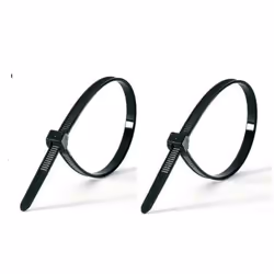 FASCETTE CABLAGGIO mm. 290x4,5 NERE Fascette nere da 290x4,5 mm, affidabili per applicazioni robuste in ambienti commerciali ...