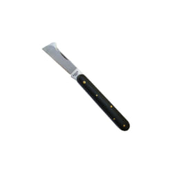 Prestige - Ausonia - Coltello innesto lama al carbonio manico in finto corno cm 17