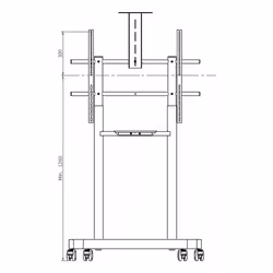 ITB CARAVEL 2.100 2,49 m (98") Nero - Vista aggiuntiva 3