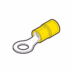 CEMBRE GF-M4 Capicorda preisolati giallo in pvc a occhielli vite 4mm